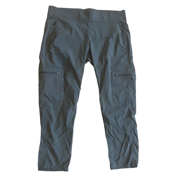 The Northface Outdoor Thin Chino Pants Womens Size XL Green Nylon - Picture 1 of 7